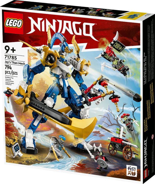 LEGO NINJAGO Le robot titan de Jay 71785 Ensemble de jeu de construction (794 pièces)