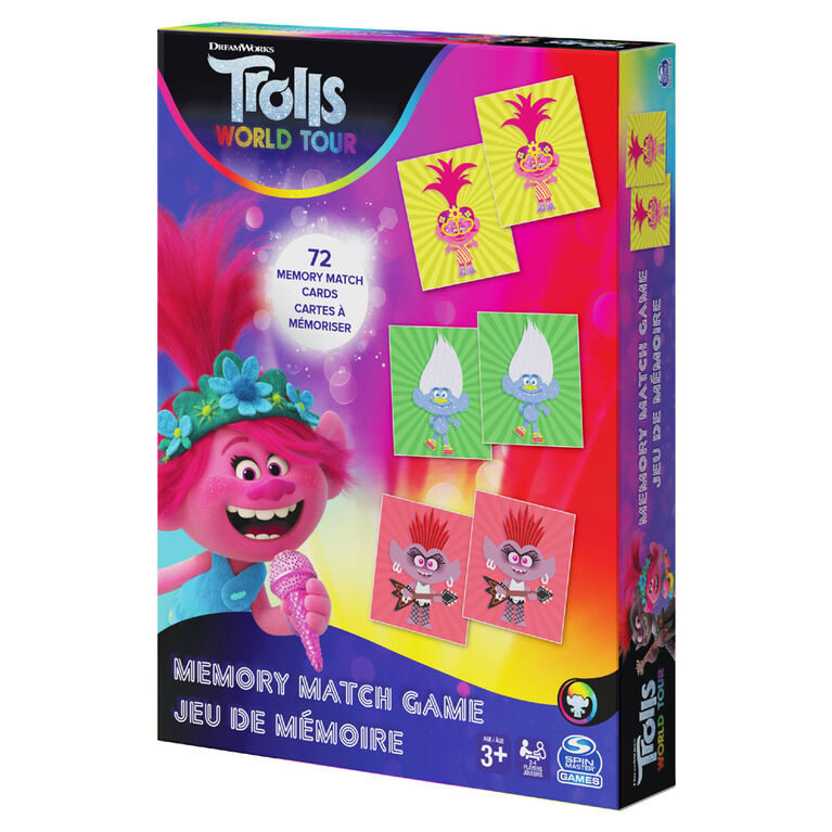 Trolls World Tour Memory Match Game