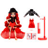 Rainbow High Fantastic Fashion Ruby Anderson - Poupée-mannequin rouge de 11 po (28 cm) et jouet