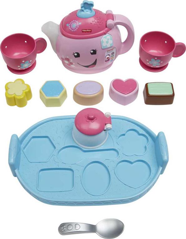 Fisher-Price Laugh & Learn Sweet Manners Tea Set - English Edition ...