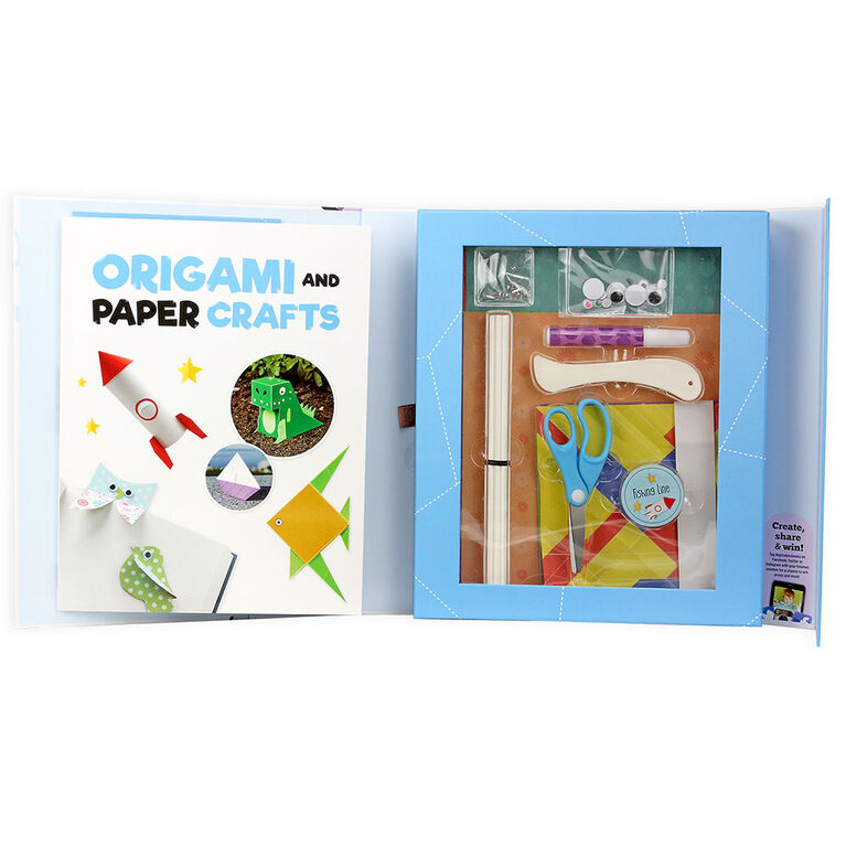 SpiceBox Trousses d'activités pour enfants, Trousses pour enfants, Origami et créations en papier, Tranche d'âge - Édition anglaise