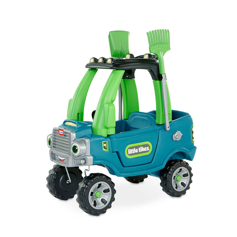 Little Tikes Go Green! Cozy Truck avec remorque et outils de jardin