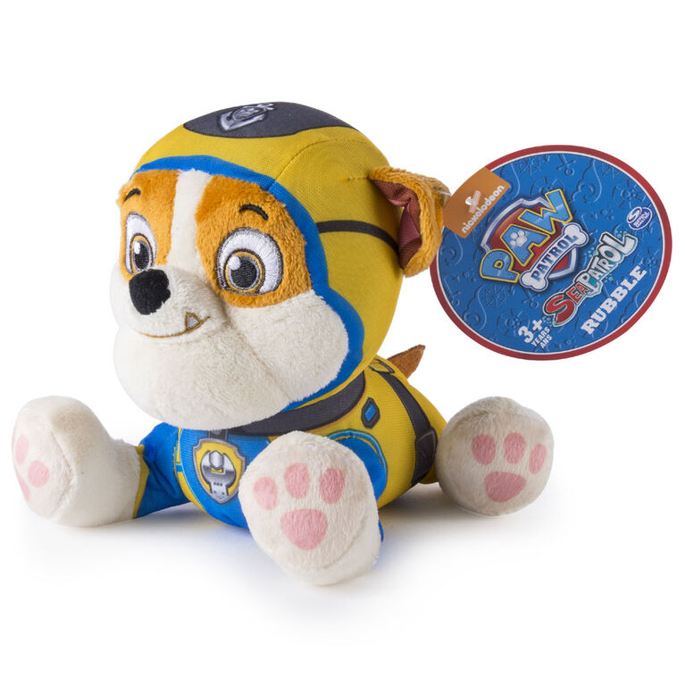 Paw Patrol - 8" Plush - Sea Patrol - Rubble