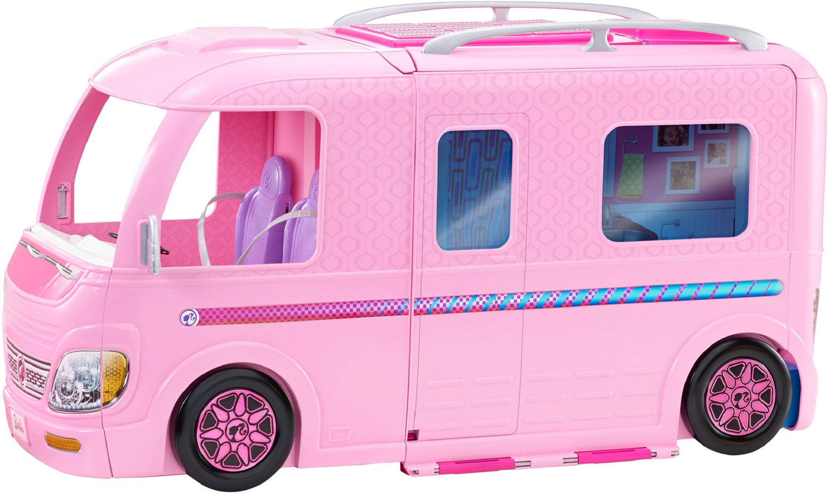 a barbie camper van