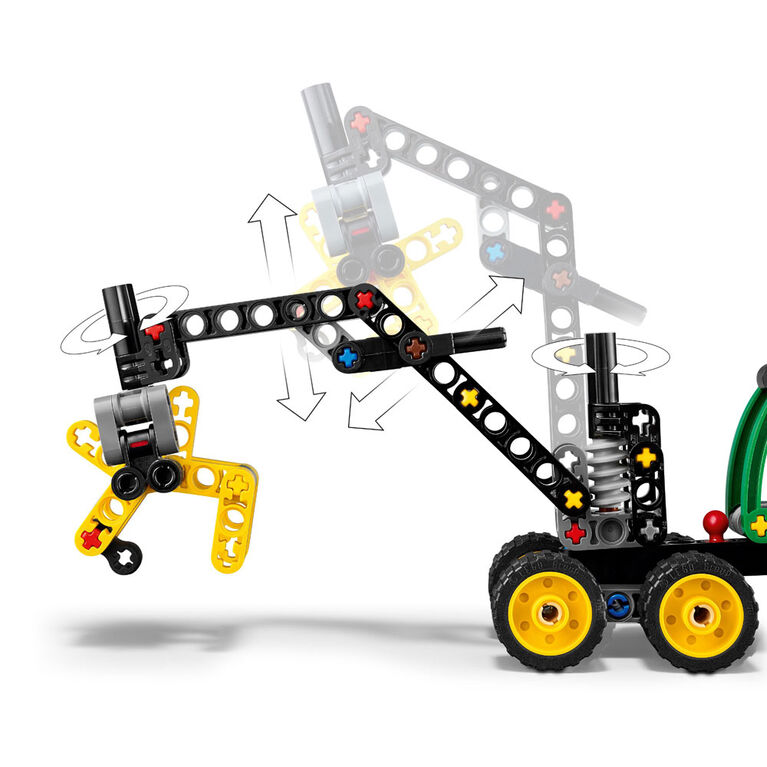 LEGO Technic John Deere 1470H Wheeled Harvester Building Toy for Kids, Ages 7+ - 42218