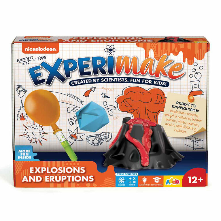 Nickelodeon Experimake Explosions and Eruptions Science Kit - R Exclusive - English Edition