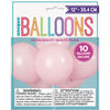 10 Ballons 12 Po - Petale Rose