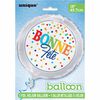Polka Dots Bonne Fete Foil Balloon 18" - French Edition