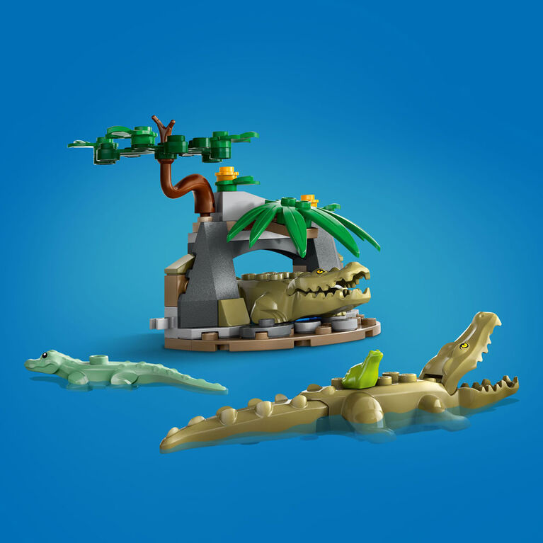 LEGO City Jungle Explorer Water Plane Toy Building Set, Fun Summer Toy or Kids Gift Idea, 60425