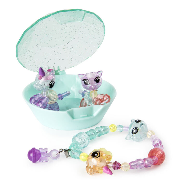 Twisty Petz - Pack de 4 - Bijoux pour enfants à collectionner Chatons et licornes