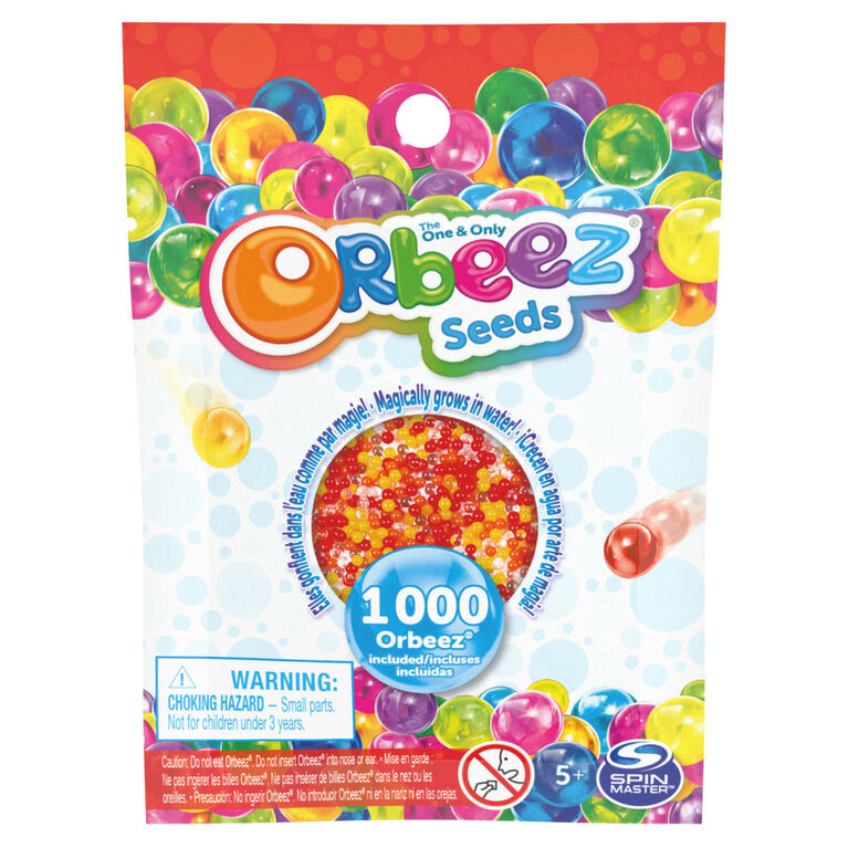 Orbeez, Fiery Color Seed Pack with 1,000 Orbeez Seeds to Grow