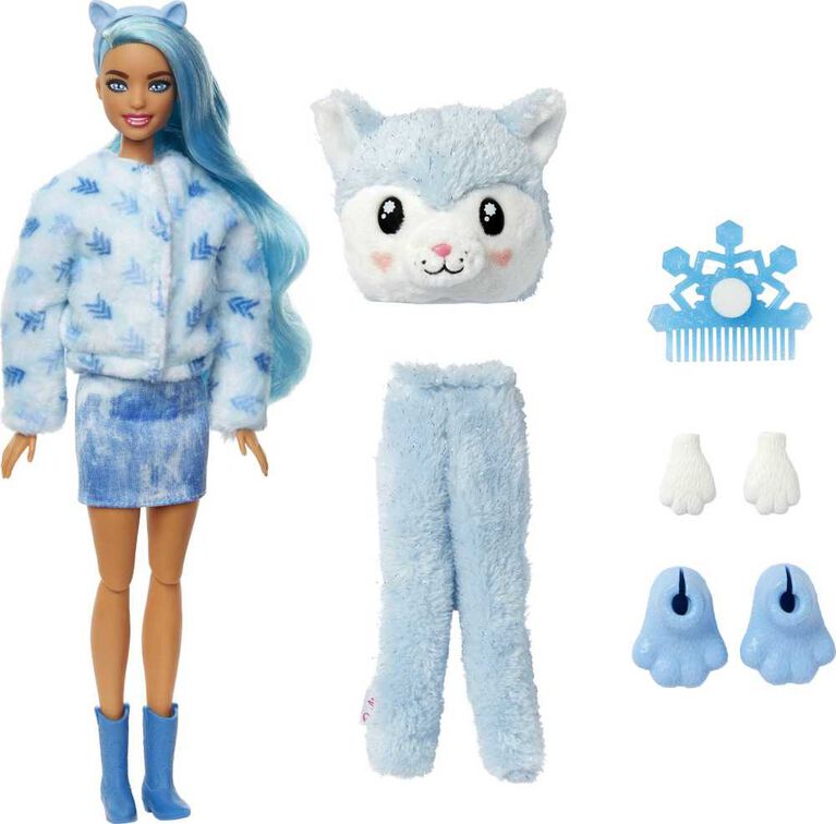 Barbie Cutie Reveal Snowflake Sparkle Doll