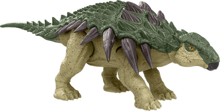 Coffret figurine de dinosaure Edmontonia Meute Enragée de JurassicWorld: Renaissance, jouet original, jeu numérique