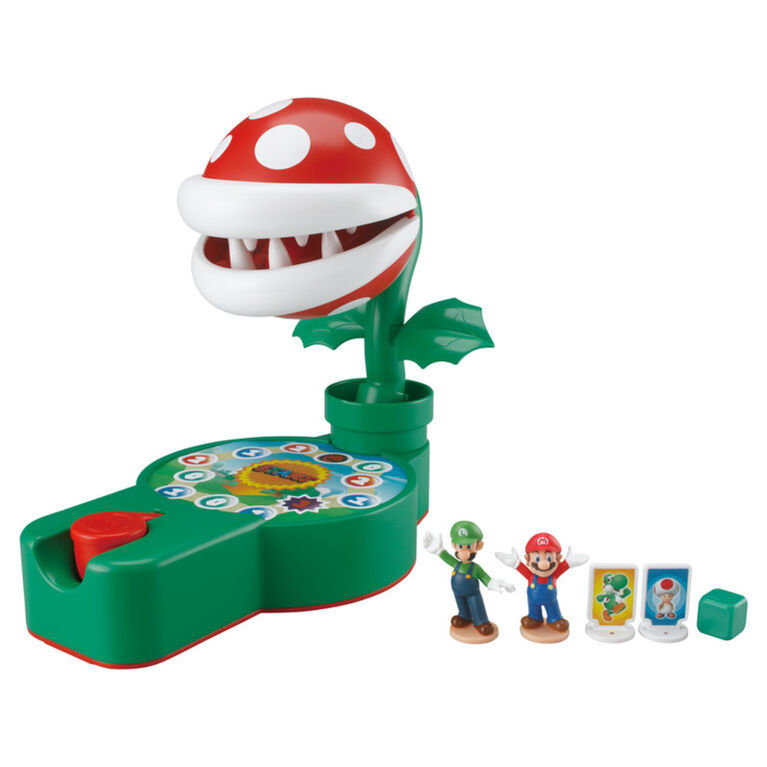 Epoch Games Super Mario Piranha Plant Escape! with Collectible Super Mario Action Figures - English Edition