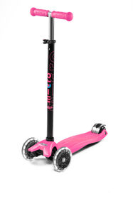 Trottinette Micro Maxi Plus Led/Rose - Notre exclusivité