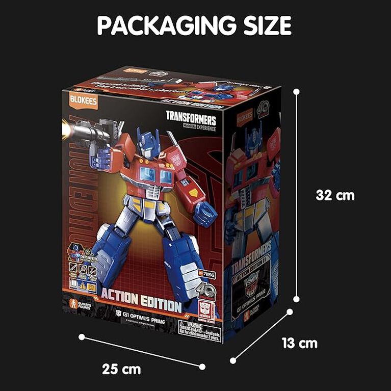 Blokees Transformers- Action Edition- Optimus Prime - English Edition