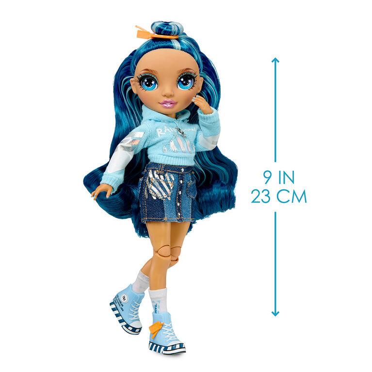 Rainbow High Jr High Skyler Bradshaw - 9-inch BLUE Fashion Doll