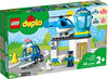 LEGO DUPLO Le poste de police et l'hélicoptère de secours 10959 Jeu de construction (40 pièces)