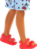 Barbie Chelsea Doll, Small Doll Wearing Removable Blue Dress with Brown Hair & Green Eyes