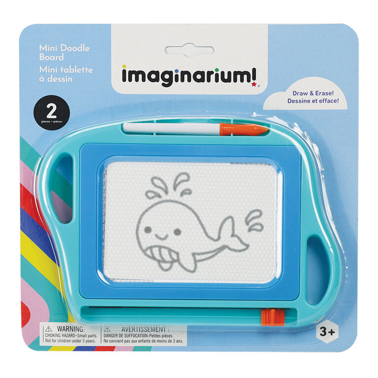 Imaginarium-Magnetic Doodle Board Blue - Travel Size