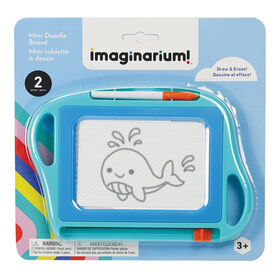 Imaginarium-Magnetic Doodle Board Blue - Travel Size