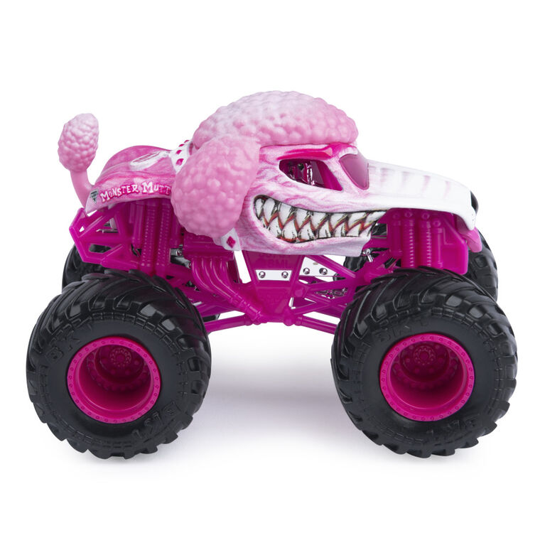 Monster Jam, Official Monster Mutt Poodle Vs. Scooby Doo Die-Cast Monster Trucks, 1:64 Scale