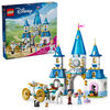 LEGO Disney Le château et la calèche de Cendrillon, Ensemble de construction avec jouet fantastique 43275