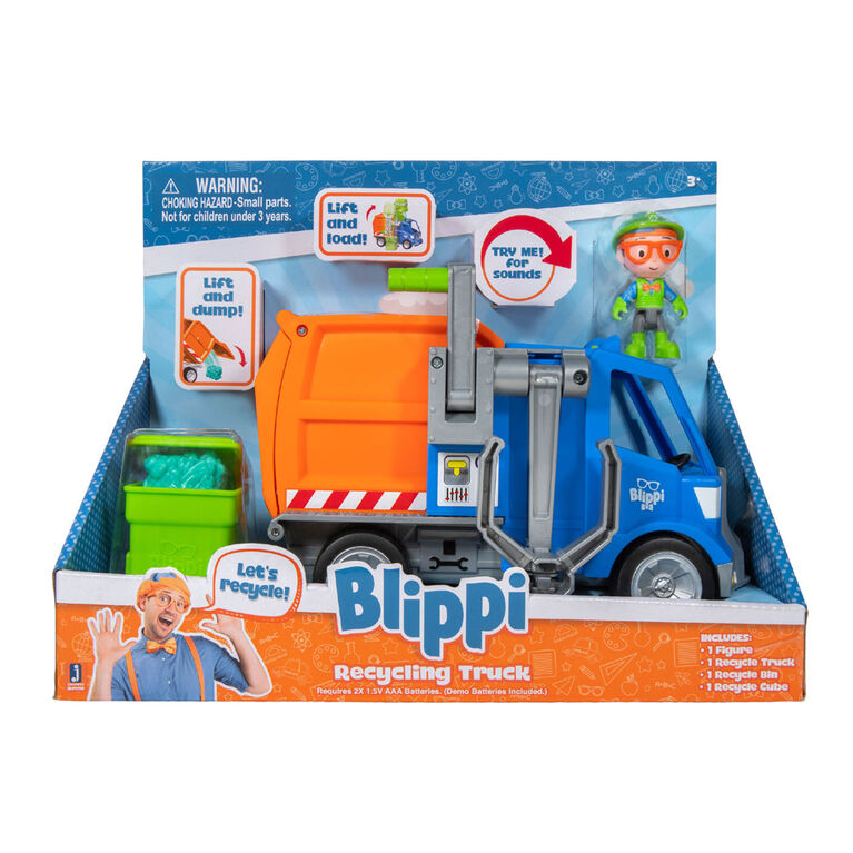 Camion de recyclage Blippi - Édition anglaise