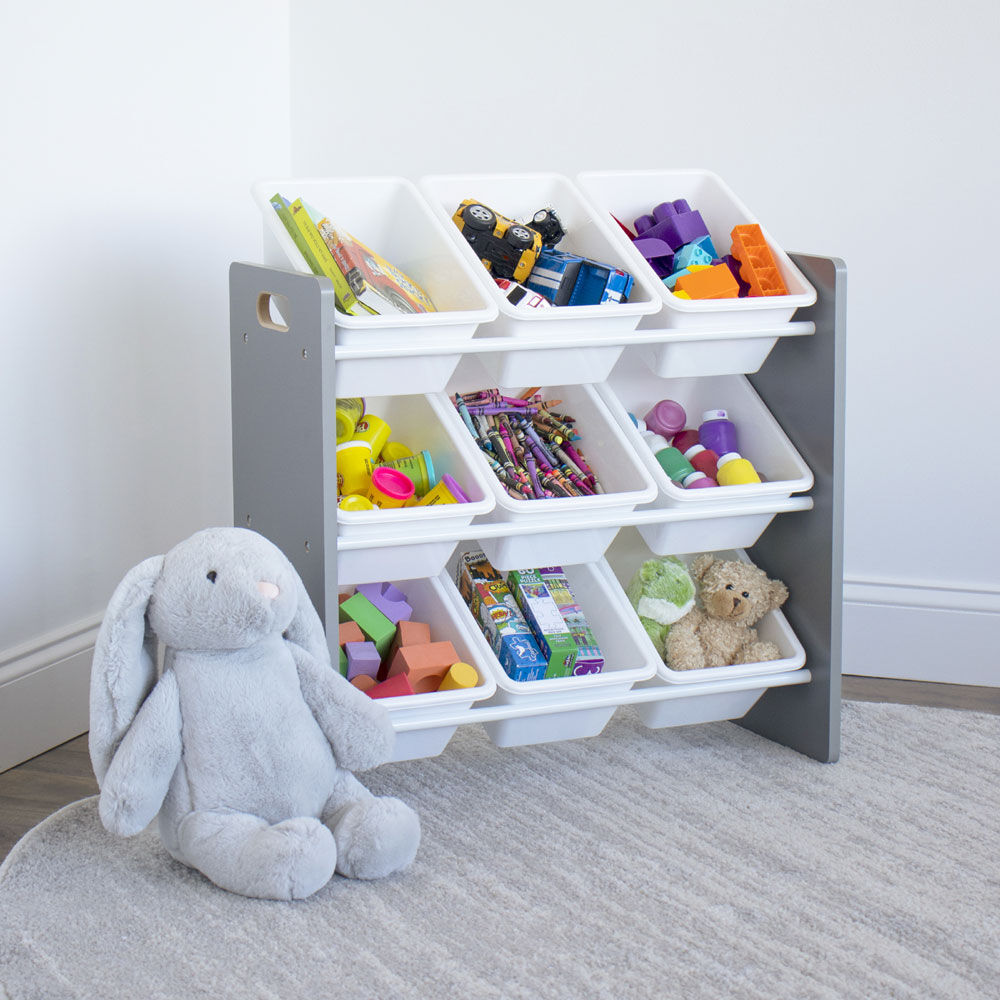 9 bin toy sales organizer