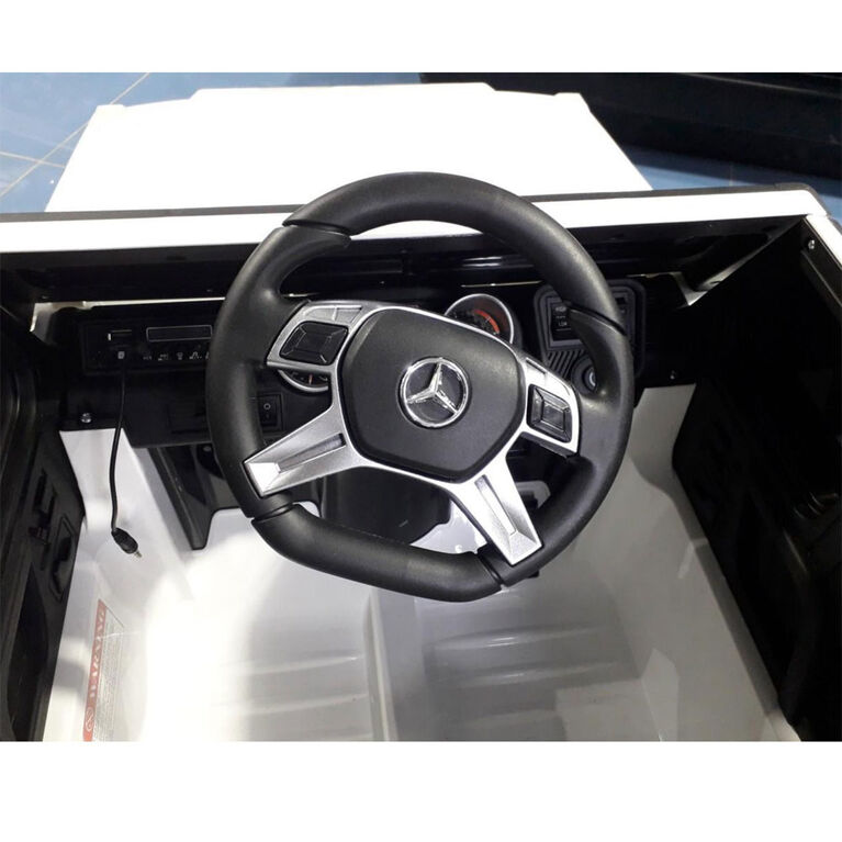 KidsVip 12V Enfants et Tout-Petits 4x4 Mercedes Maybach G650s Edition Voiture Eléctrique avec Commande à Distance - Jaune - Édition anglaise