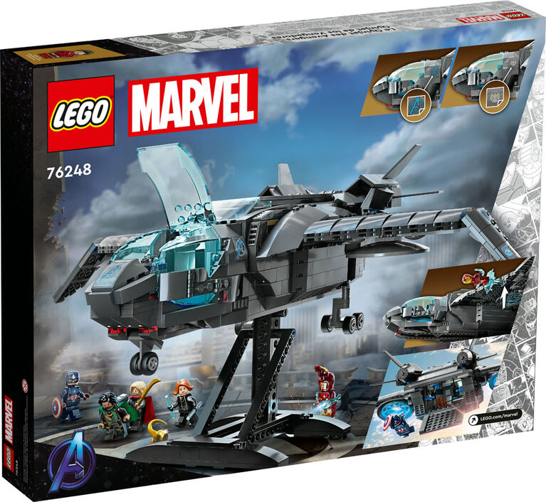 LEGO Marvel The Avengers Quinjet 76248 Building Toy Set (795 Pieces)