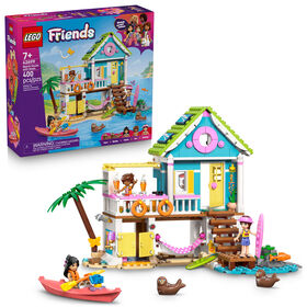 LEGO Friends La Maison sur la Plage et les Phoques - Ensemble de Construction avec 3 Minipoup&eacute;es et 2 Phoques - 42699