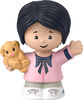 Fisher-Price Petite personne Femme avec figure de chiot pour les tout-petits et les enfants d'âge préscolaire
