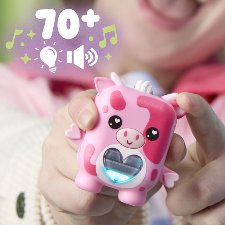 Hasbro Nano-mals Mootilda the Pink Cow Electronic Fidget Pet