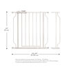 Evenflo Easy Walk-Thru Pressure-Mounted Pass-Through Gate (White)