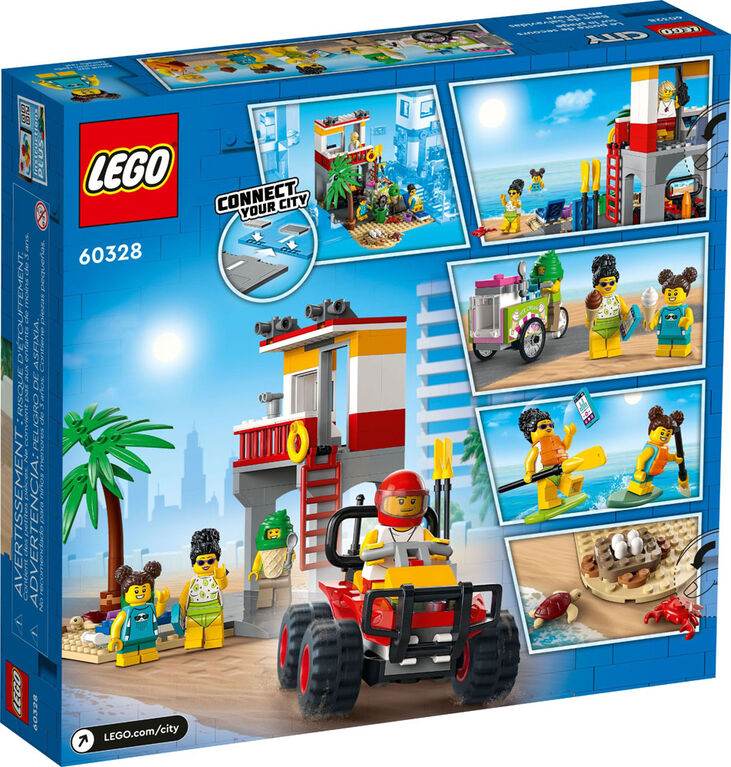 LEGO City Beach Lifeguard Station 60328 Building Kit (211 Pieces)