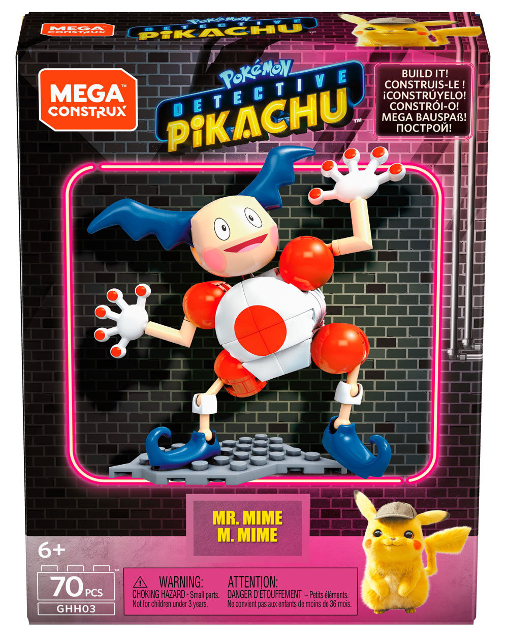 Pikachu detective lego on sale