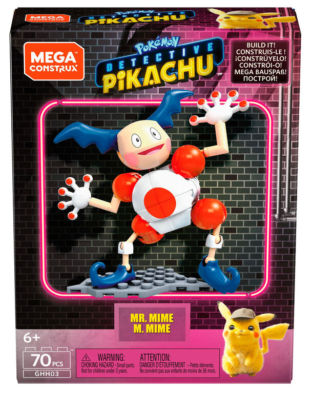 Mega Construx Detective Pikachu Mr Mime