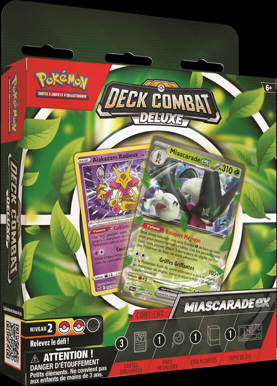 Deck de combat de luxe Pokémon - Miascarade-ex/Palmaval-ex - Édition française