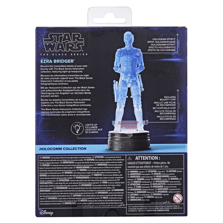 Star Wars The Black Series Holocomm Collection Ezra Bridger Collectible 6 Inch Action Figure