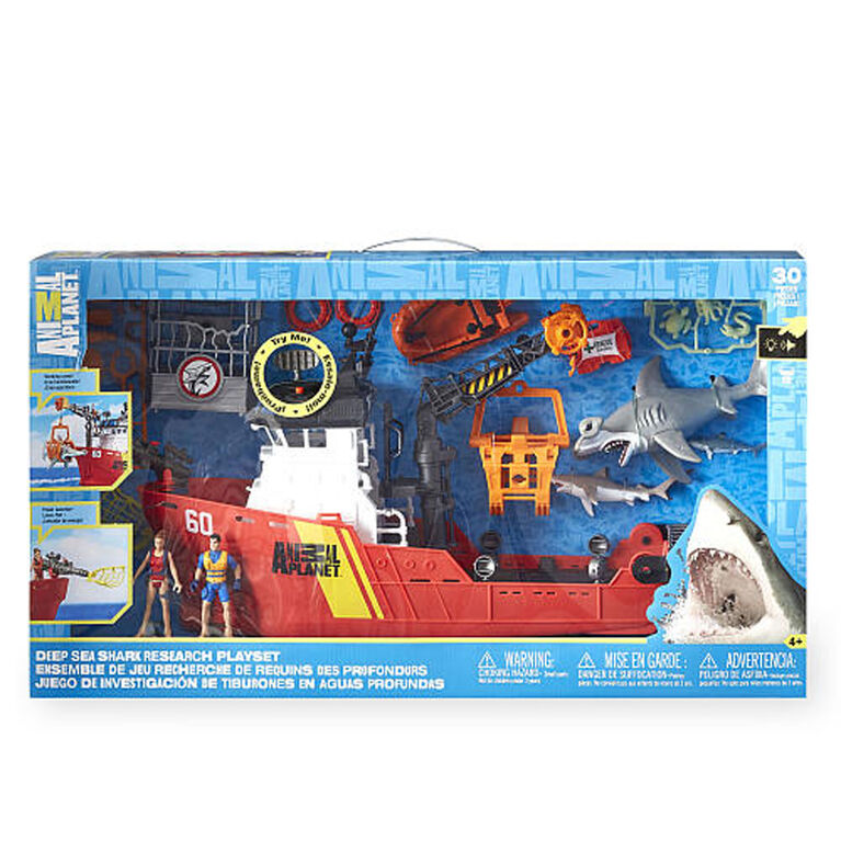 Animal Planet - Deep Sea Shark Research Playset - 30 Piece - R