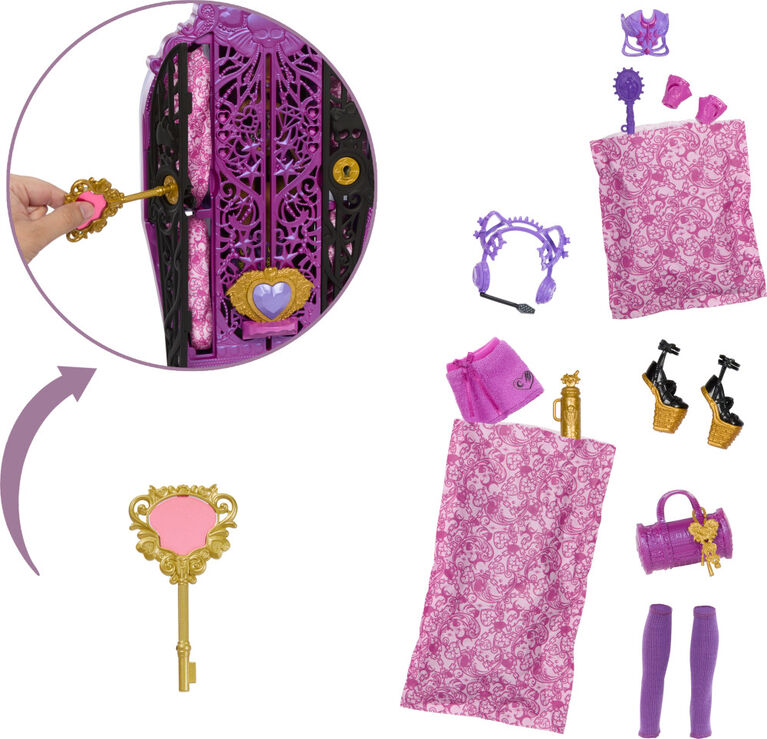 Monster High Skulltimate Secrets Monster Mysteries Playset, Clawdeen Wolf Doll with 19+ Surprises