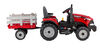 Peg Perego - Case IH Magnum Tractor Ride-On with Trailer  - Red