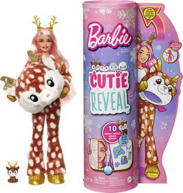 Barbie – Cutie Reveal – Éclat de flocon de neige – Poupée, biche