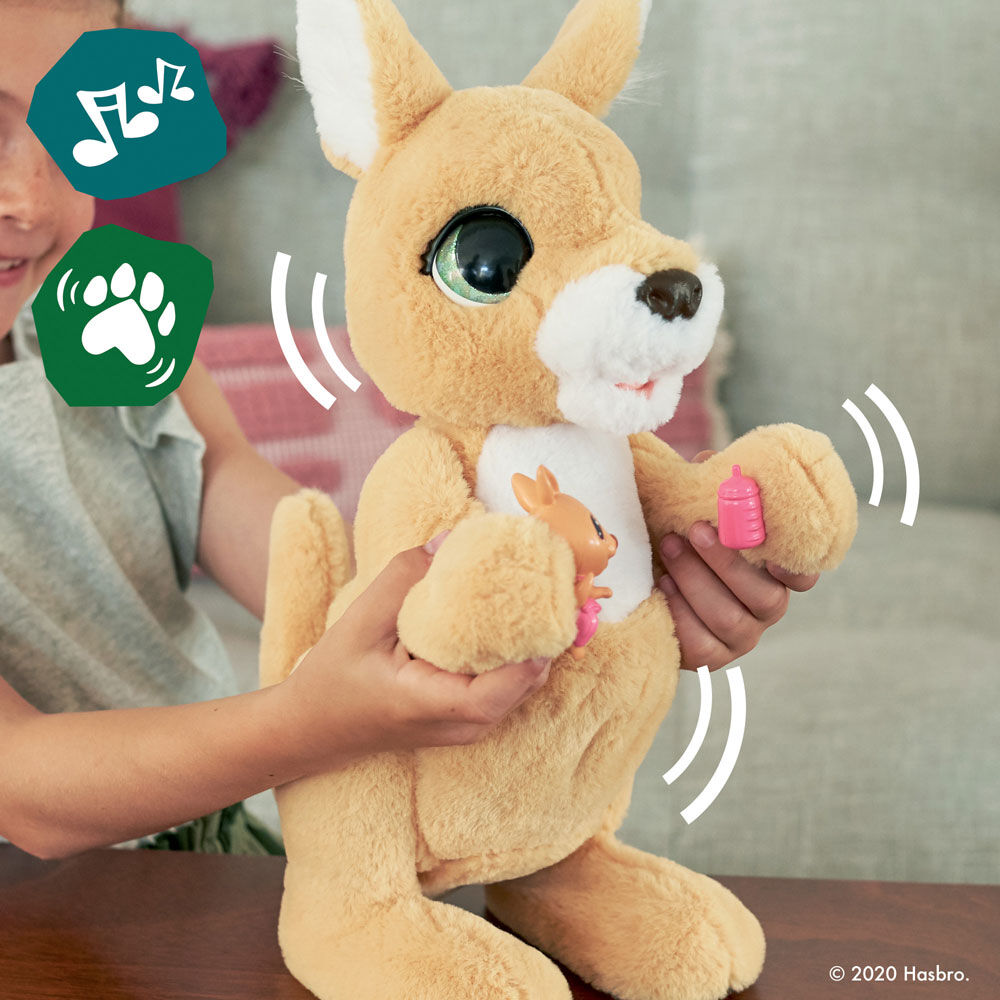furReal Mama Josie the Kangaroo Interactive Pet Toy, 70+ Sounds