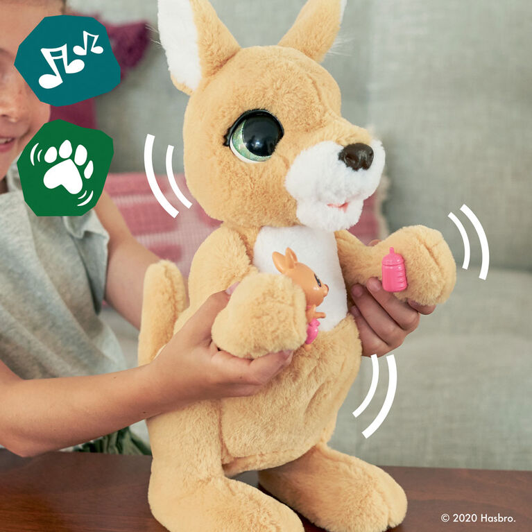 furReal Mama Josie the Kangaroo Interactive Pet Toy, 70+ Sounds & Reactions