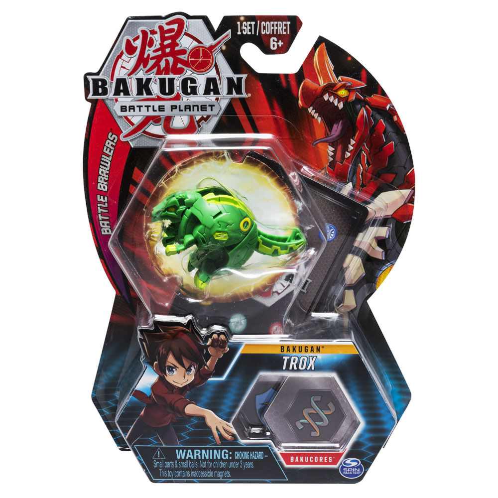 Bakugan, Trox, 2-inch Tall Collectible Transforming Creature