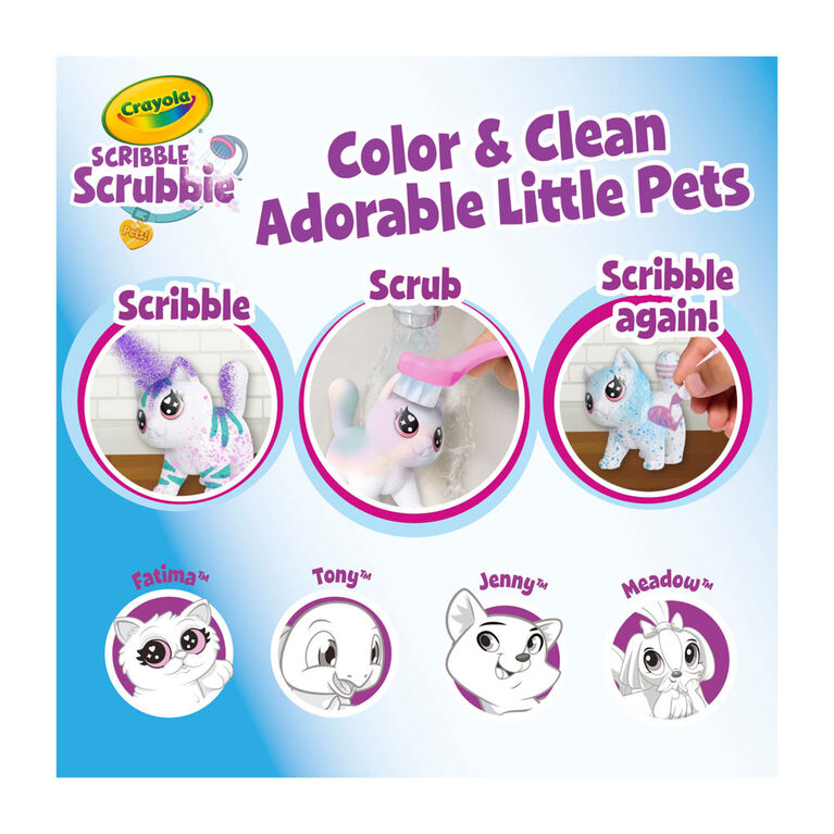 Boutique de vaporisation pour animaux Scribble Scrubbie de Crayola
