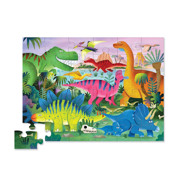 36-pc Puzzle/Dino Land - English Edition