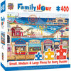 Family Hour Ocean Park Large 400 Piece Ezgrip Jigsaw Puzzle By Art Poulin